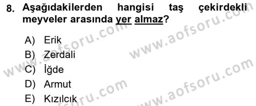 Tarım Ekonomisi Dersi 2020 - 2021 Yılı Yaz Okulu Sınav Soruları 8. Soru