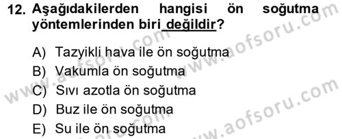 Bahçe Tarımı 1 Dersi 2013 - 2014 Yılı (Final) Dönem Sonu Sınav Soruları 12. Soru