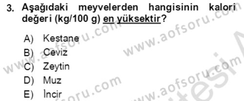 Bahçe Tarımı 1 Dersi 2020 - 2021 Yılı Yaz Okulu Sınav Soruları 3. Soru
