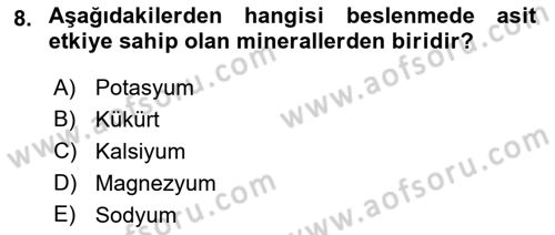 Bahçe Tarımı 1 Dersi 2022 - 2023 Yılı (Vize) Ara Sınav Soruları 8. Soru