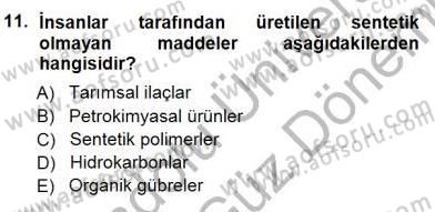 Ekoloji ve Çevre Bilgisi Dersi 2012 - 2013 Yılı (Final) Dönem Sonu Sınav Soruları 11. Soru