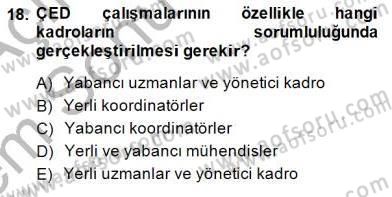 Ekoloji ve Çevre Bilgisi Dersi 2013 - 2014 Yılı (Final) Dönem Sonu Sınav Soruları 18. Soru