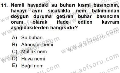 Ekoloji ve Çevre Bilgisi Dersi Ara Sınavı Deneme Sınav Soruları 11. Soru