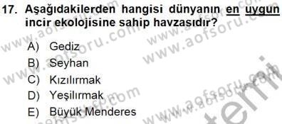 Ekoloji ve Çevre Bilgisi Dersi 2015 - 2016 Yılı (Vize) Ara Sınav Soruları 17. Soru