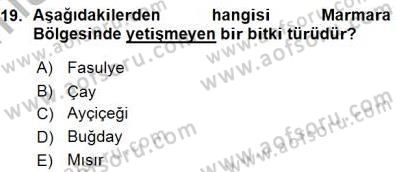 Ekoloji ve Çevre Bilgisi Dersi Ara Sınavı Deneme Sınav Soruları 19. Soru