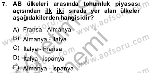 Tarla Bitkileri 1 Dersi 2013 - 2014 Yılı (Vize) Ara Sınav Soruları 7. Soru