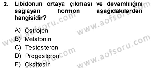 Hayvan Yetiştirme Dersi 2014 - 2015 Yılı (Final) Dönem Sonu Sınav Soruları 2. Soru