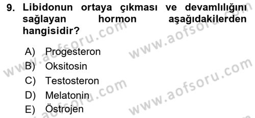 Hayvan Yetiştirme Dersi 2019 - 2020 Yılı (Vize) Ara Sınav Soruları 9. Soru