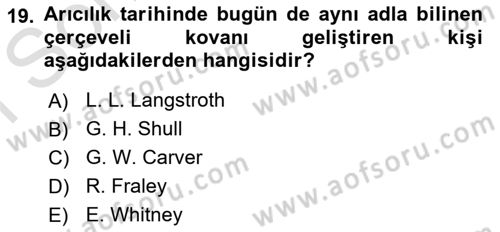 Hayvan Yetiştirme Dersi 2022 - 2023 Yılı (Final) Dönem Sonu Sınav Soruları 19. Soru