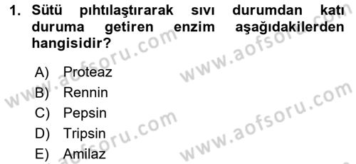 Hayvan Besleme Dersi 2020 - 2021 Yılı Yaz Okulu Sınav Soruları 1. Soru