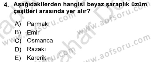 Bahçe Tarımı 2 Dersi 2021 - 2022 Yılı (Final) Dönem Sonu Sınav Soruları 4. Soru