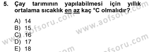 Gıda Bilimi ve Teknolojisi Dersi 2012 - 2013 Yılı (Final) Dönem Sonu Sınav Soruları 5. Soru