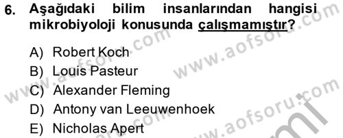 Gıda Bilimi ve Teknolojisi Dersi 2013 - 2014 Yılı (Vize) Ara Sınav Soruları 6. Soru