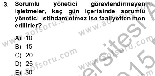 Gıda Bilimi ve Teknolojisi Dersi 2014 - 2015 Yılı (Final) Dönem Sonu Sınav Soruları 3. Soru