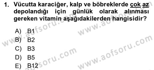 Gıda Bilimi ve Teknolojisi Dersi 2017 - 2018 Yılı (Vize) Ara Sınav Soruları 1. Soru