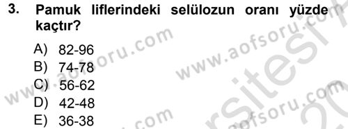 Tarla Bitkileri 2 Dersi 2013 - 2014 Yılı Tek Ders Sınav Soruları 3. Soru