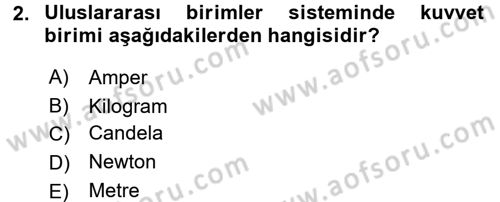 Tarım Alet ve Makinaları Dersi 2015 - 2016 Yılı (Vize) Ara Sınav Soruları 2. Soru