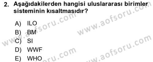 Tarım Alet ve Makinaları Dersi 2016 - 2017 Yılı (Vize) Ara Sınav Soruları 2. Soru
