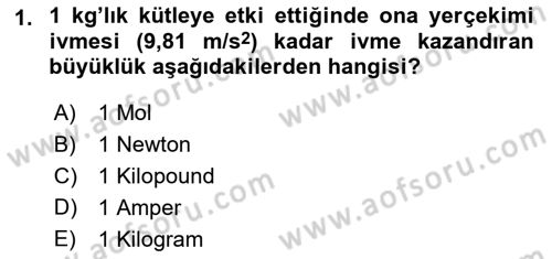 Tarım Alet ve Makinaları Dersi 2017 - 2018 Yılı (Vize) Ara Sınav Soruları 1. Soru
