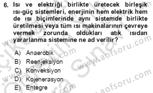 Tarım Alet ve Makinaları Dersi 2021 - 2022 Yılı (Vize) Ara Sınav Soruları 6. Soru