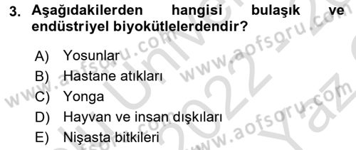 Tarım Alet ve Makinaları Dersi 2022 - 2023 Yılı Yaz Okulu Sınav Soruları 3. Soru