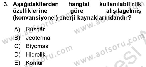 Tarım Alet ve Makinaları Dersi 2023 - 2024 Yılı Yaz Okulu Sınav Soruları 3. Soru
