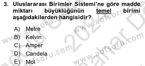 Tarım Alet ve Makinaları Dersi 2024 - 2025 Yılı (Vize) Ara Sınav Soruları 3. Soru
