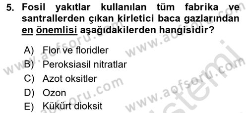 Fitopatoloji Dersi 2022 - 2023 Yılı (Final) Dönem Sonu Sınav Soruları 5. Soru