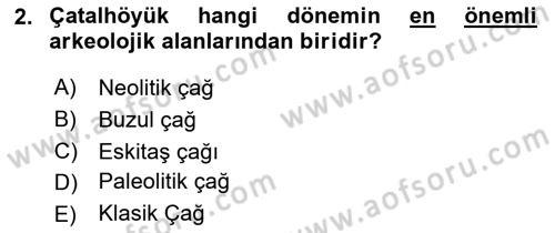 Peyzaj Çevre ve Tarım Dersi 2025 - 2026 Yılı (Final) Dönem Sonu Sınav Soruları 2. Soru