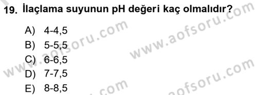 Entomoloji Dersi 2019 - 2020 Yılı (Final) Dönem Sonu Sınav Soruları 19. Soru