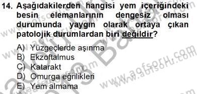 Su Ürünleri Dersi 2012 - 2013 Yılı (Final) Dönem Sonu Sınav Soruları 14. Soru