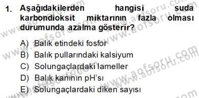 Su Ürünleri Dersi 2013 - 2014 Yılı (Final) Dönem Sonu Sınav Soruları 1. Soru