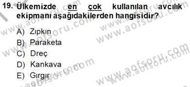 Su Ürünleri Dersi 2014 - 2015 Yılı (Vize) Ara Sınav Soruları 19. Soru