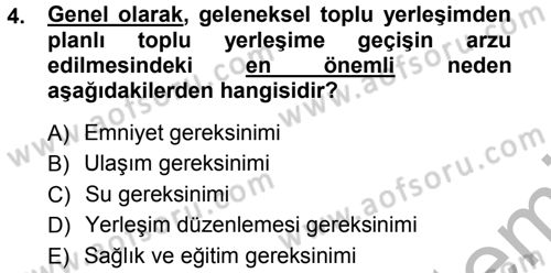 Bitki Su İlişkileri Dersi 2012 - 2013 Yılı (Vize) Ara Sınav Soruları 4. Soru