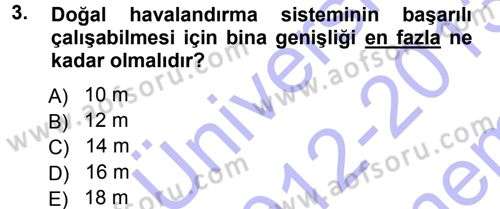 Bitki Su İlişkileri Dersi 2012 - 2013 Yılı (Final) Dönem Sonu Sınav Soruları 3. Soru