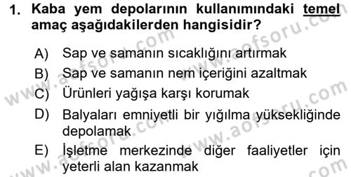 Bitki Su İlişkileri Dersi 2015 - 2016 Yılı (Final) Dönem Sonu Sınav Soruları 1. Soru