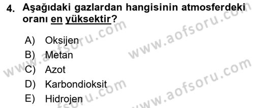 Bitki Su İlişkileri Dersi 2018 - 2019 Yılı (Final) Dönem Sonu Sınav Soruları 4. Soru