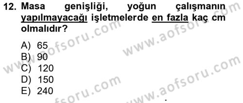Örtü Altı Üretim Sistemleri Dersi 2012 - 2013 Yılı (Vize) Ara Sınav Soruları 12. Soru
