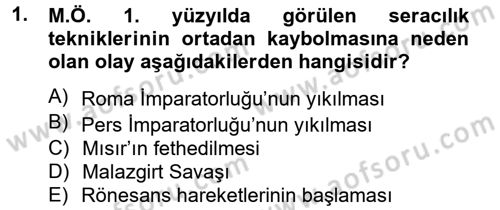 Örtü Altı Üretim Sistemleri Dersi 2013 - 2014 Yılı (Vize) Ara Sınav Soruları 1. Soru