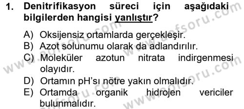 Balık Yetiştiriciliği Dersi 2012 - 2013 Yılı (Vize) Ara Sınav Soruları 1. Soru