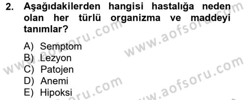 Balık Yetiştiriciliği Dersi 2012 - 2013 Yılı (Final) Dönem Sonu Sınav Soruları 2. Soru
