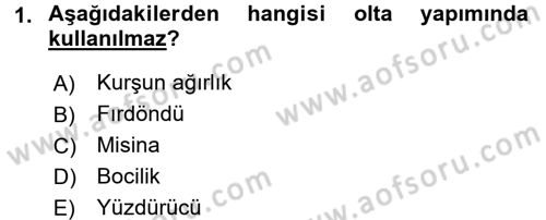 Balık Yetiştiriciliği Dersi 2016 - 2017 Yılı 3 Ders Sınav Soruları 1. Soru