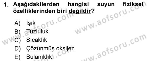 Balık Yetiştiriciliği Dersi 2017 - 2018 Yılı 3 Ders Sınav Soruları 1. Soru