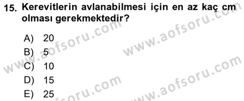 Balık Yetiştiriciliği Dersi 2020 - 2021 Yılı Yaz Okulu Sınav Soruları 15. Soru