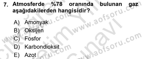 Balık Yetiştiriciliği Dersi 2024 - 2025 Yılı (Vize) Ara Sınav Soruları 7. Soru