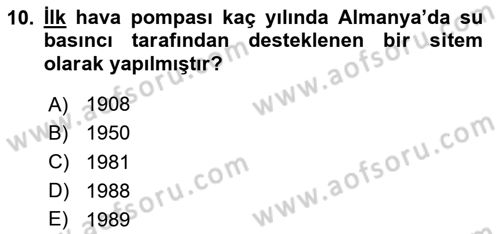 Balık Yetiştiriciliği Dersi 2024 - 2025 Yılı (Final) Dönem Sonu Sınav Soruları 10. Soru