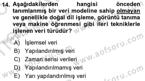 Tarım 4.0 Dersi 2025 - 2026 Yılı (Vize) Ara Sınav Soruları 14. Soru