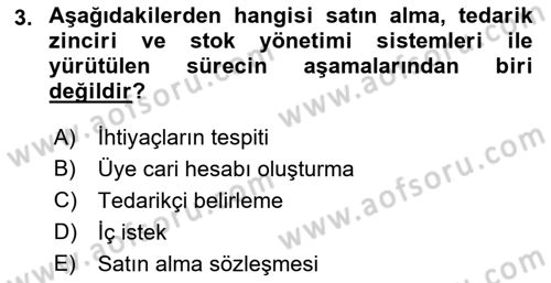 Turizmde Otomasyon Sistemleri Dersi 2021 - 2022 Yılı (Final) Dönem Sonu Sınav Soruları 3. Soru
