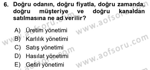 Turizmde Otomasyon Sistemleri Dersi 2021 - 2022 Yılı (Final) Dönem Sonu Sınav Soruları 6. Soru