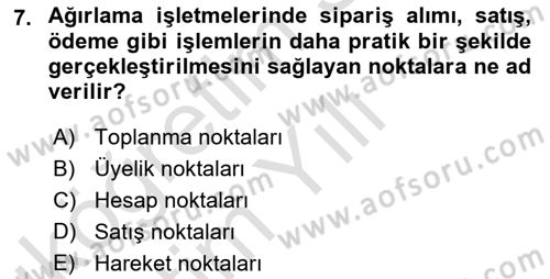 Turizmde Otomasyon Sistemleri Dersi 2021 - 2022 Yılı Yaz Okulu Sınav Soruları 7. Soru